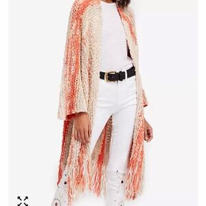 Free People Desert Daze Fringe Duster Cardigan